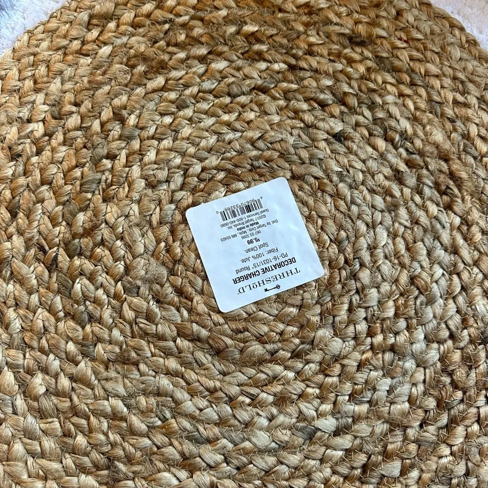 Threshold Tan Woven Bath Mats